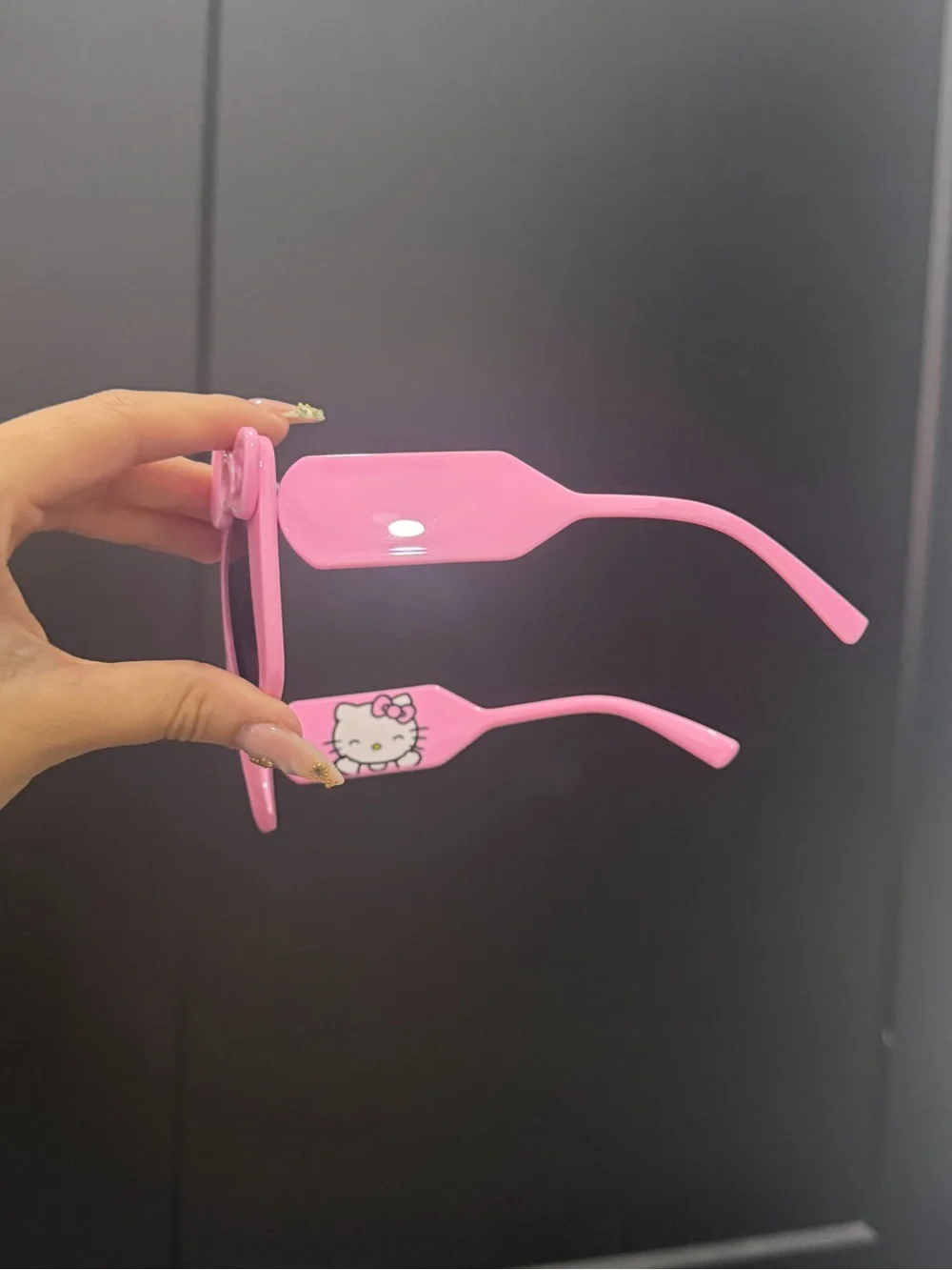 Hello Kitty Style Pink Sunglasses with Bow